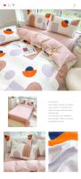 Juego de Ropa de Cama de Algodón Puro de Alta Calidad para el Hogar con Funda de Edredón de Manga Reina 100% Algodón Amigable con la Piel con Sábanas y Fundas de Confort - details 39
