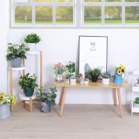 Estantería de Bambú con 4 Niveles Soporte Decorativo para Macetas Alto Bajo - details 11