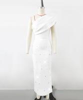 Elegante Vestido de Vendaje con Hombro Inclinado Diseño Distintivo de Alta Moda Francesa - details 15