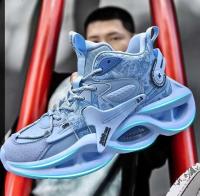 Zapatos de hombre reflectantes de moda, deportes de moda y zapatos que aumentan la altura. - details 0