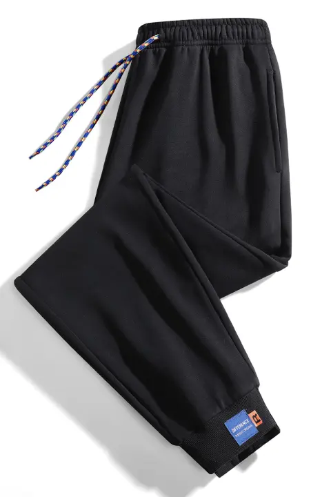 Pantalones de chándal para hombre Cintura elástica holgada Sudadera para correr Sudadera casual para todas las estaciones - 1