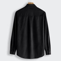 Camisa de pana gruesa para hombre, abrigo informal holgado con solapa de botones, nuevo para otoño e invierno 2024 - details 29