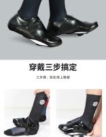 Cubierta de Zapato Deportivo CCN a Prueba de Viento y Agua Material de Poliéster y Pu Ligero y Elástico para Bicicleta de Carretera y Montaña Cierre Abierto - details 6