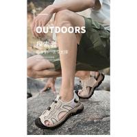 Sandalias de cuero de vaca de primera capa Tamaño grande Ideal para montañismo y ocio de verano - details 21