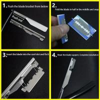 Afeitadora Manual para Hombres Herramienta de Barbería de Acero Inoxidable Fácil de Usar - details 7