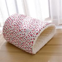 Cesta de cama para gatos de estilo japonés, casa cueva gruesa con dibujos de gatitos, cómoda y cálida perrera de felpa para cachorros y gatos - details 6