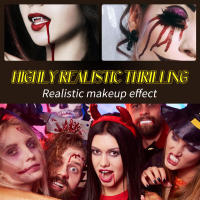 Accesorios de maquillaje de parodia de simulación de sangre de zombi vampiro falso con aerosol de plasma de Halloween - details 4