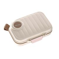 Rastreador de medicamentos, organizador portátil de pastillas de viaje, hermético, 7 compartimentos, dispensador de pastillas S/L, 7 días, pastillero semanal, aceites de pescado - details 4