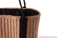OEM, productos más populares, venta al por mayor, bolso de mano tejido con asa superior de color veraniego, bolsos de hombro para mujer - details 5
