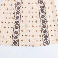 TRAFZA-Vestido largo Vintage para mujer, elegante vestido estampado sin mangas, Espalda descubierta, decoración con cremallera, moda de verano 2024 - details 10
