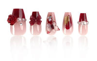 24pcs Uñas Postizas Simples Para Mujer Estilo Francés Cuadradas Cortas ABS Desmontables Conjunto De Parches De Uñas Para Oficina Y Fiestas - details 6