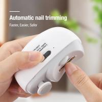 Cortaúñas eléctrico para bebé y adulto, cortador de uñas automático ligero, recargable, manicura - details 1
