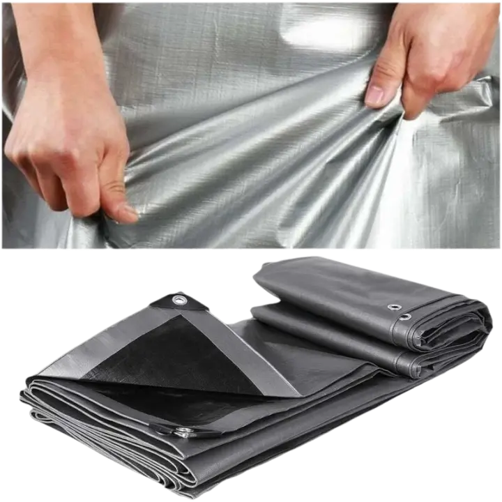 Lona Protectora con Ojales, Lona Industrial 3x5m, Impermeable, UV y Mal Tiempo, Lona Multiusos para Madera, Coche - 1