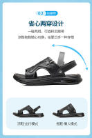 Sandalias de hombre de verano, nuevos zapatos de playa de cuero, zapatillas frescas, suela suave, sandalias de hombre de tendencia, un zapato dos usos, zapatos de hombre. - details 8