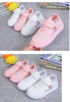Zapatillas de deporte de cuero para niñas, zapatos de princesa para correr, zapatos deportivos casuales, zapatos de Velcro para niños - details 9