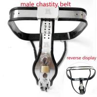 Arnés de castidad con cinturón de acero inoxidable para hombre, lencería sexy, fetiche, BDSM, bondage, herramienta sexual para hombres mayores de 18 años. - details 9