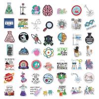 Pegatinas de Dibujos Animados de Química Física 100PCS para Niños Papelería de Diario Libro Equipaje Motocicleta Pared nbyinto Marca Normal Producto Peligroso - details 2