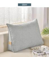 Cojín de Cama para Oficina Sofá Almohada de Lectura para TV Cojín de Lumbar Cómodo Sofá de Dormir Triángulo Pillow Decoración del Hogar - details 15