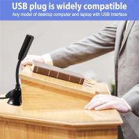 Micrófono USB Web Flexible con cancelación de ruido para Mac, PC, ordenador portátil, soporte - details 3