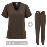 Uniforme médico para quirófano, conjunto de gomas de trabajo para hospital, suministros de enfermería, traje de cirugía dental para enfermera, ropa de trabajo. - details 6