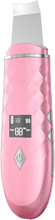 Espátula facial para depurador de piel, pantalla LCD, raspador de poros, limpiador de poros, eliminación de puntos negros, extractor ultrasónico de poros, 4 modos, espátula facial para depurador de piel, espátula ultrasónica facial profesional - 1