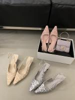 Nuevo stiletto tacones altos bolsa cabeza sandalias mujer francés con falda noche brisa vacío solo zapatos zapatos de mujer - details 23