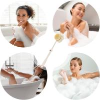 Cepillo de Ducha de Doble Cara Cepillo de Cuerpo con Cerdas Suaves y Duros para Duchas - details 2