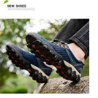 Zapatos casuales de verano para hombre, transpirables, de malla hueca, con suela suave, para senderismo y deportes al aire libre - details 3
