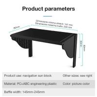 Parasol para coche, protector de visión deslumbrante, navegador GPS, parasol para pantalla de navegador de coche de 5,5 pulgadas a 10 pulgadas - details 11
