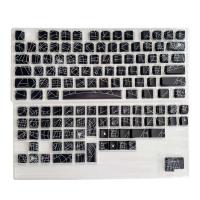 Black Spider e Side Engraved Translucent Keycaps Cherry Gaming nical Keyboard Personality Customize Key Caps - details 5