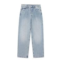 Pantalones vaqueros holgados rotos para mujer, pantalón vaquero informal elegante con bolsillo vintage - details 3