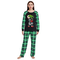 Conjunto de pijamas navideños a juego para familia, elfo, pijamas, vacaciones, Navidad - details 2