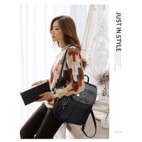 Mochila De Cuero Suave Para Mujer En 5 Colores Bolsa De Hombro Vintage Casual Viaje Mochila De Escuela Bolsa Para Damas - details 4