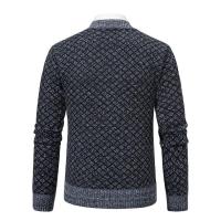 Cardigan de Invierno para Hombres Cuello de Béisbol Casual Chaqueta Deportiva de Pello - details 8