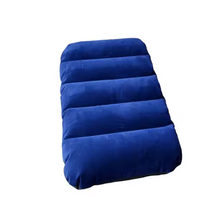 Almohada de Cuello Inflable Portátil Almohada de Viaje para Descansar en Camino - 1
