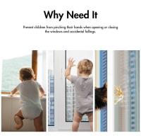 Eudemon - Limitador de bloqueo de ventana de actividad infantil, bloqueo de seguridad, anticaída, 1 unidad - details 2