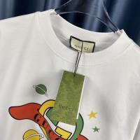 ftsn14 Suéter de algodón de marca famosa GU--CCI, la mejor camiseta de diseñador para hombres y mujeres - details 4