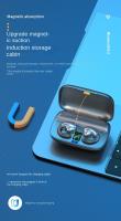 Auriculares inalámbricos de conducción ósea, audífonos con Bluetooth, Clip para la oreja con micrófono, HiFi estéreo, deportivos, resistentes al agua - details 9
