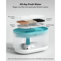 Fuente de agua ultrasilenciosa para mascotas, dispensador de agua sin BPA, 71 oz/2,1 L, con 2 modos de flujo - details 1