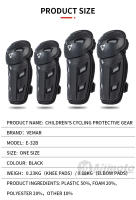 VEMAR Rodilleras deportivas para niños, coderas, 4 piezas, prevención de caídas de verano, motocicleta, equipo de equitación para Motocross, rodilleras y coderas - details 3