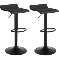 Taburetes de Cocina Giratorios 360° Altura Ajustable con Reposapiés Taburetes Altos con Asiento PVC para Comedor, Salón, Cafetería - details 0
