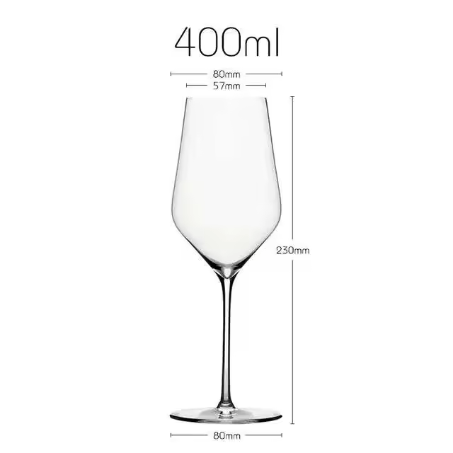 Copa de vino hecha a mano de cristal para banquete de lujo estilo Zalto, copa clásica perfecta para manualidades maestras extremadamente fina - 1