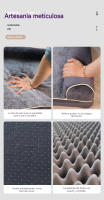 Sofá Cama para Perros - Antimanchas, Fondo Antideslizante, Lavable, en Colores Azul y Gris, Ideal para Perros Grandes - details 9