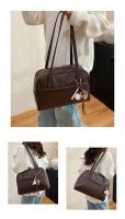 Bolso de hombro de moda Bolso Boston portátil Bolso de bolos para mujer Bolso de mano de gran capacidad para viajeros - details 5
