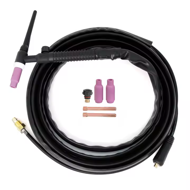 HZXVOGEN-pistola para máquina de soldar TIG, accesorios de soldadura, arco de argón, 4M, WP17V - 1