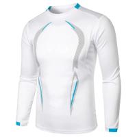 Ropa de entrenamiento físico de secado rápido de manga larga para hombre de otoño, camiseta deportiva ligera y transpirable para exteriores para hombre - details 4