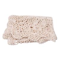 Mantel pequeño decorativo de ganchillo de campo blanco Beige, decoración de cafetería, algodón, color cálido, nuevo - details 9