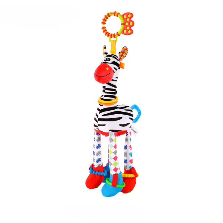 Collar de Bebé recién nacido, muñeco de peluche, juguetes colgantes - 1