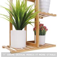 Decoración de Maceta de Bambú: Escalera Vertical para Flores Soporte de Estante para Esquina Exterior Interior Balcón Jardín Salón 40 x 20,2 x 121,9cm - details 16
