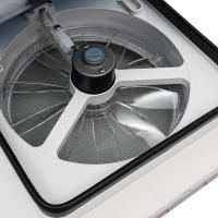 Cncest-ventilador de techo de 12V para caravana, Ventilación de tragaluz con luz LED, autocaravana, autocaravana - details 1